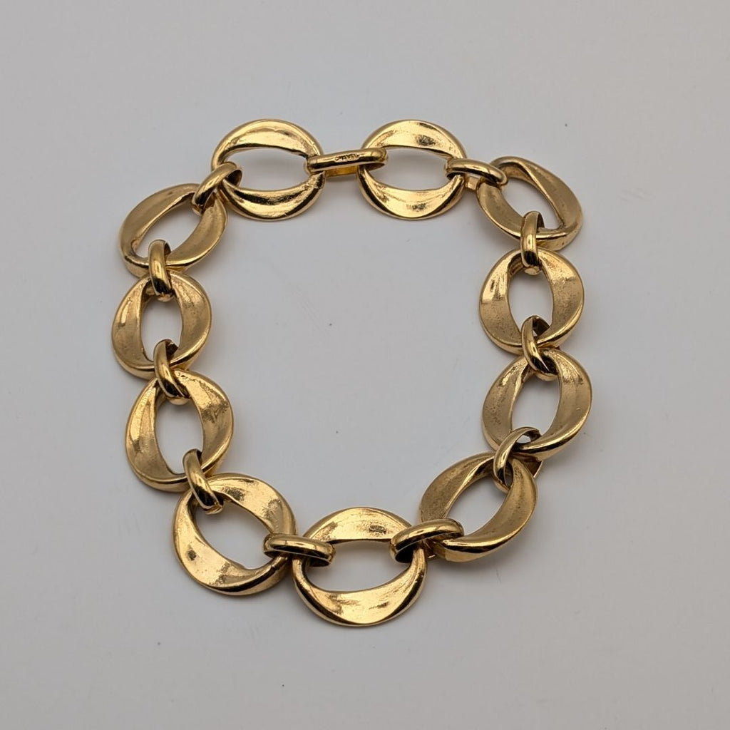 Chanel Gold Chain Choker Necklace First Era Vintage