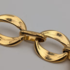 Chanel Gold Chain Choker Necklace First Era Vintage — view 3