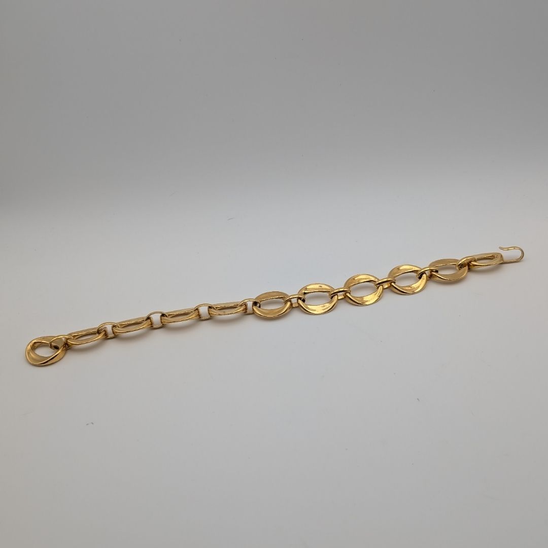 Chanel Gold Chain Choker Necklace First Era Vintage — view 8