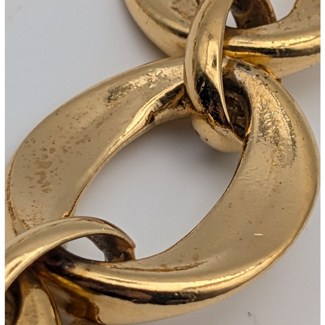 Chanel Gold Chain Choker Necklace First Era Vintage — view 5