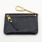 Louis Vuitton Pochette Cles Monogram Empreinte Marie Nourge Navy Leather Coin — view 2