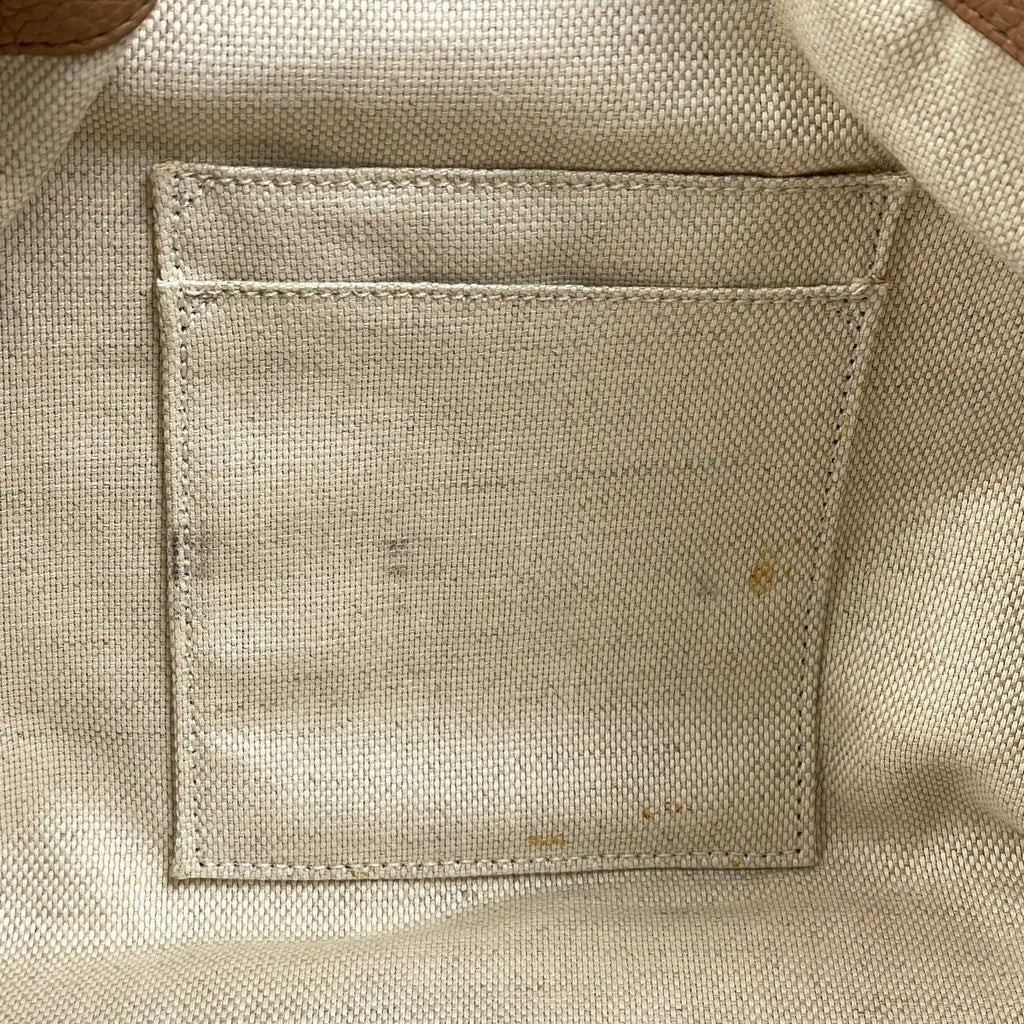 Gucci Soho Chain Shoulder Bag Tote Fringe Interlocking Leather Beige — view 8