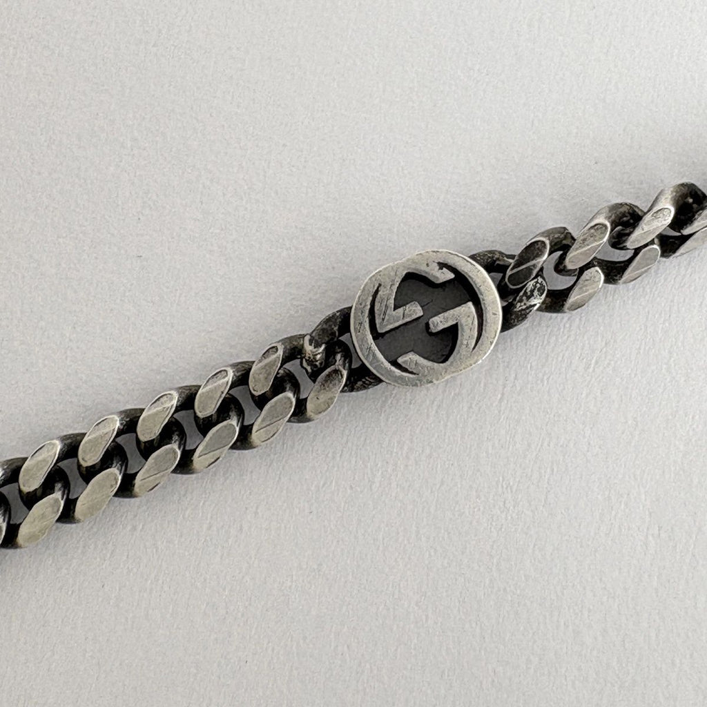 Gucci Interlocking Necklace 925 Sterling Silver — view 4