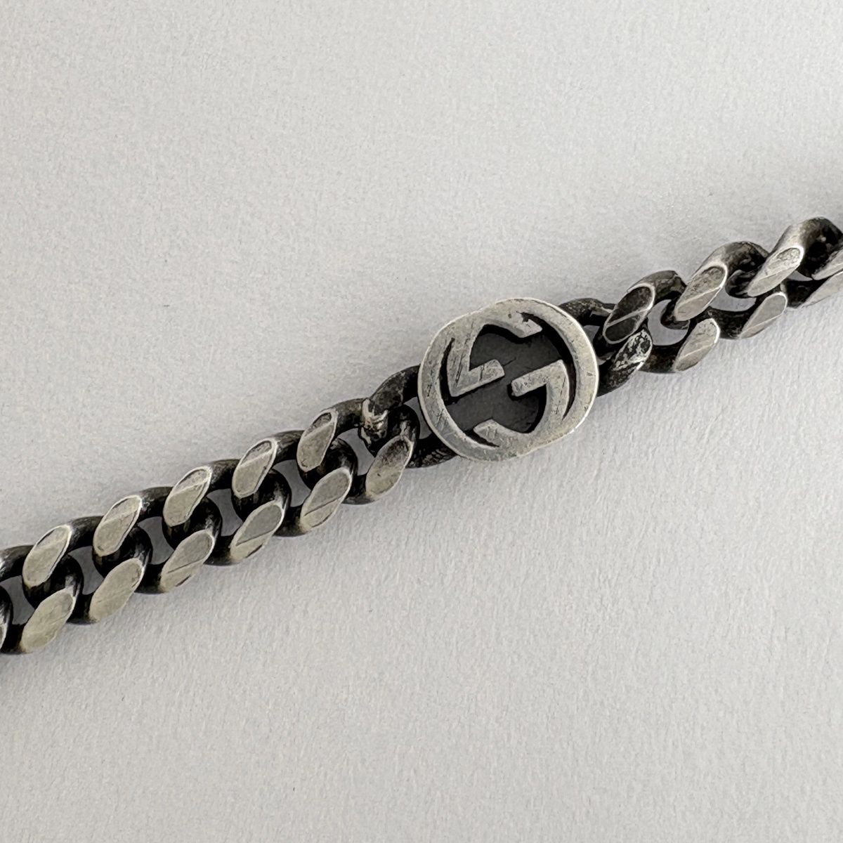 Gucci Interlocking Necklace 925 Sterling Silver — view 4