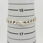 Gucci Logo Bracelet Plate 925 Sterling Silver Black — view 5