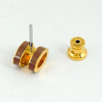 Hermes Pop Earrings Logo Gold Plated — view 3