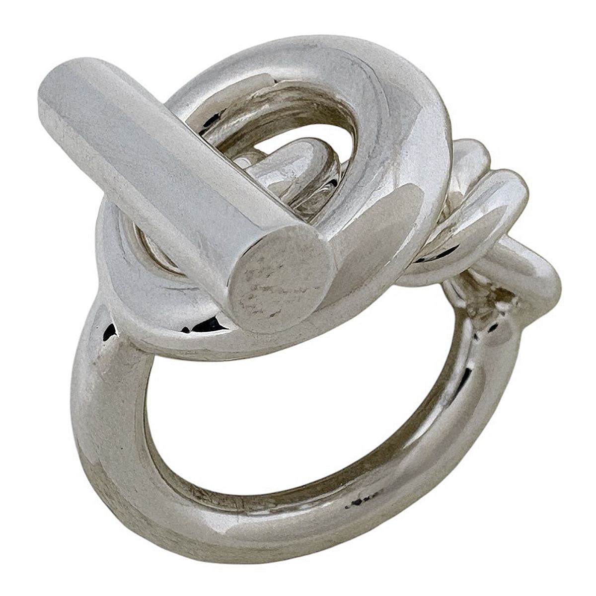 Hermes Croisette MM Ring 925 Sterling Silver