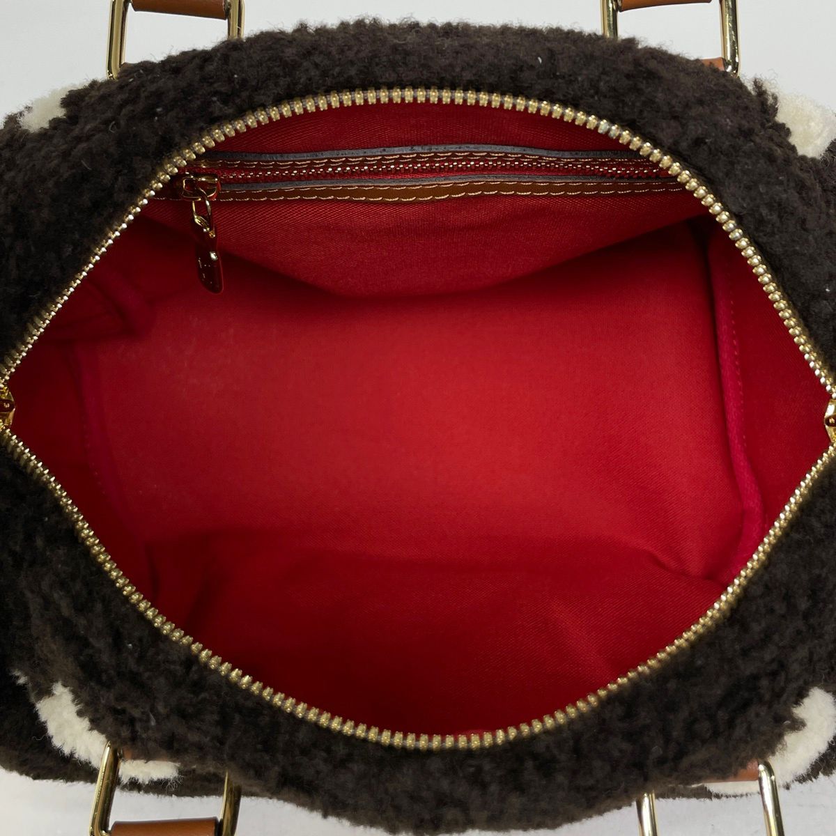 Louis Vuitton Speedy Bandouliere 25 2-Way Shoulder Bag Monogram Teddy Leather — view 9