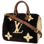 Louis Vuitton Speedy Bandouliere 25 2-Way Shoulder Bag Monogram Teddy Leather