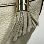 Gucci Soho Shoulder Bag Interlocking Leather Ivory — view 6