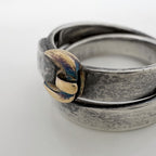 Hermes Double Tour Ring 925 Sterling Silver — view 4