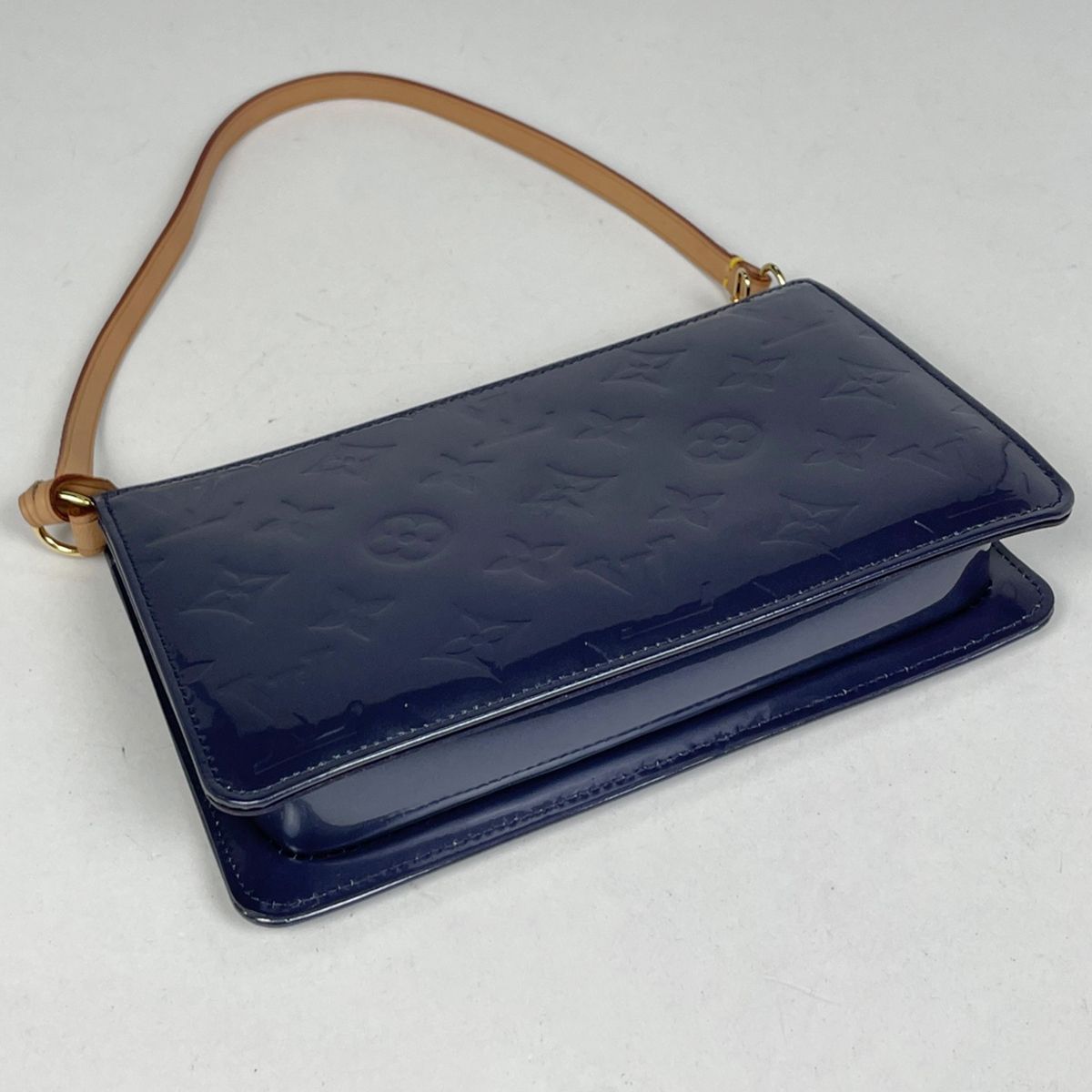 Louis Vuitton Lexington Monogram Vernis Andigo Handbag — view 2