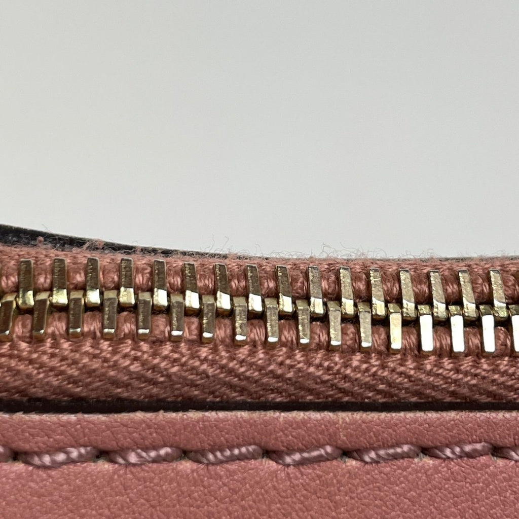 Gucci GG Pattern Ski Shoulder Bag Canvas Beige Pink — view 4