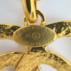 Chanel CC Logo Heart Motif Necklace Gold Plated — view 5