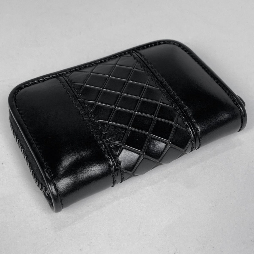 Bottega Veneta Intrecciato Coin Case Card Leather Black — view 2