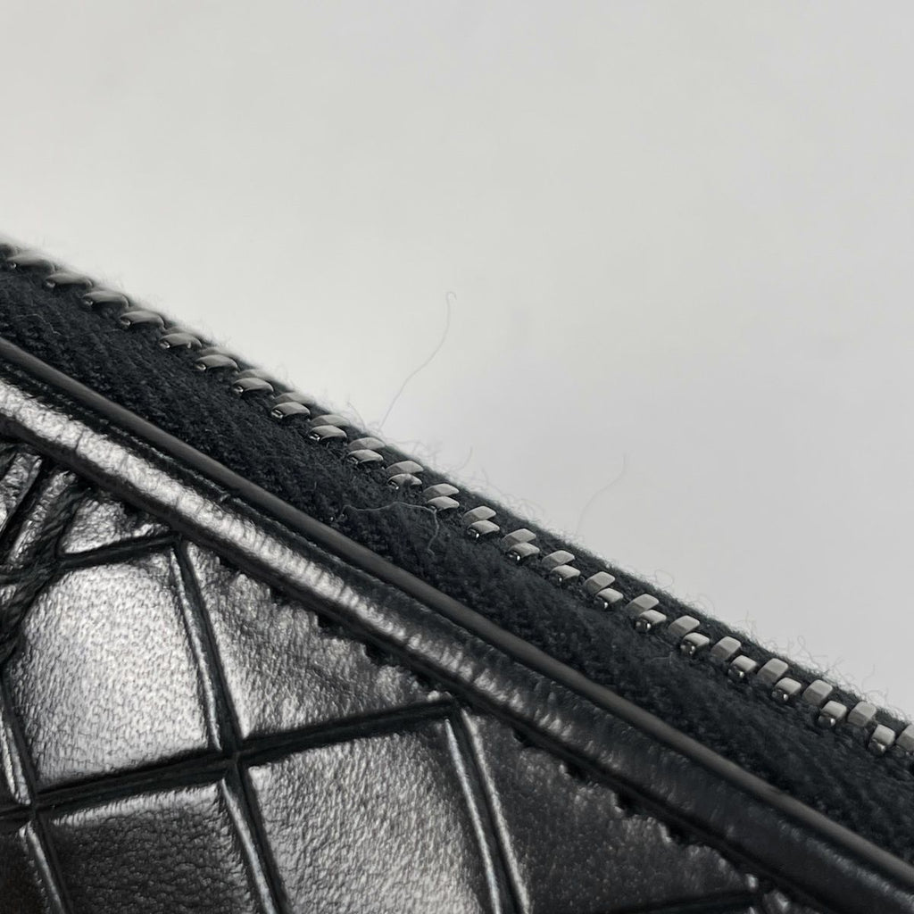 Bottega Veneta Intrecciato Coin Case Card Leather Black — view 5