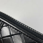 Bottega Veneta Intrecciato Coin Case Card Leather Black — view 5