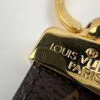Louis Vuitton Key Holder Dragonne Metal Monogram Gold Brown — view 4