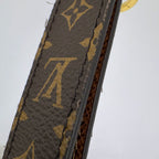 Louis Vuitton Key Holder Dragonne Metal Monogram Gold Brown — view 3