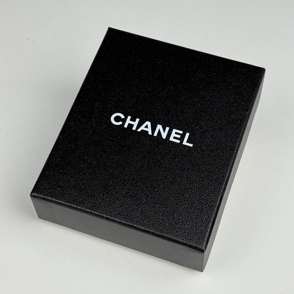 Chanel CC Logo Earrings Swing Gold Plated — view 7