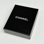 Chanel CC Logo Faux Pearl Earrings Swing Gold Plated — view 8