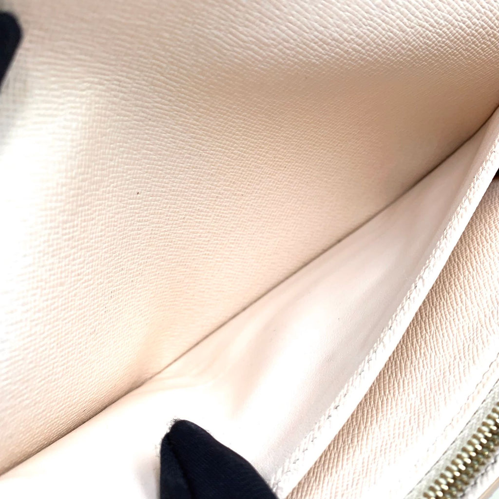 Louis Vuitton Portefeuille Sarah NM Leather Gold Pink White Wallet — view 6