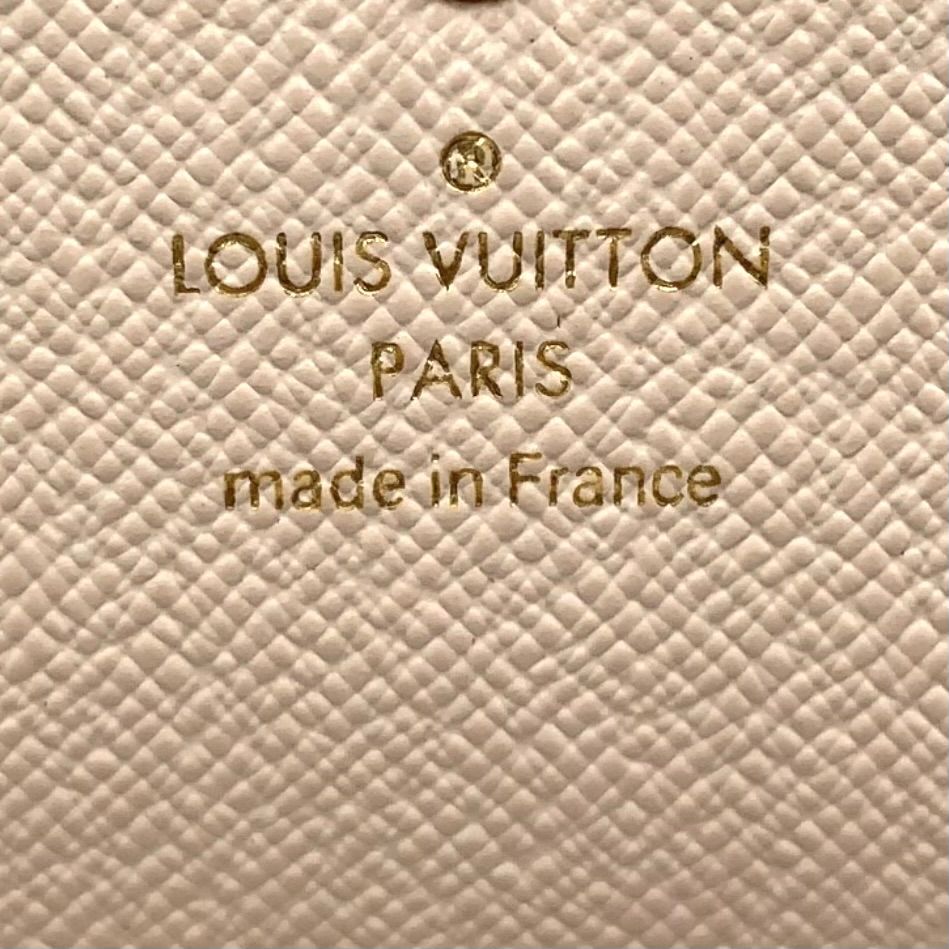 Louis Vuitton Portefeuille Sarah NM Leather Gold Pink White Wallet — view 4
