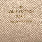 Louis Vuitton Portefeuille Sarah NM Leather Gold Pink White Wallet — view 4