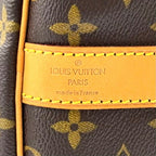 Louis Vuitton Keepall Bandouliere 60 Monogram Leather Brown Light Boston — view 4