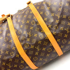 Louis Vuitton Keepall Bandouliere 60 Monogram Leather Brown Light Boston — view 5