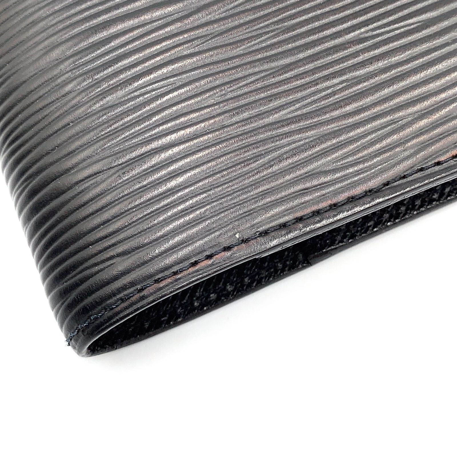 Louis Vuitton Epi Agenda PM Leather Black Notebook Cover — view 7