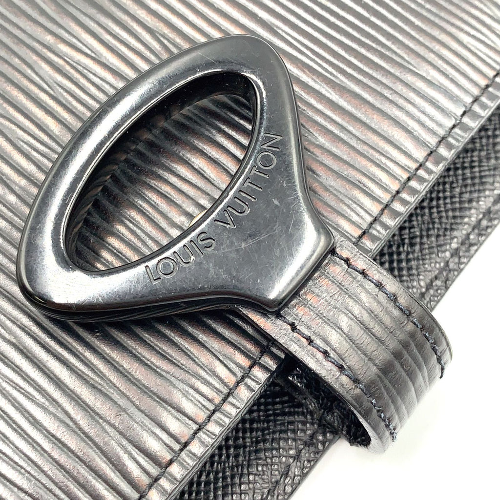 Louis Vuitton Epi Agenda PM Leather Black Notebook Cover — view 5