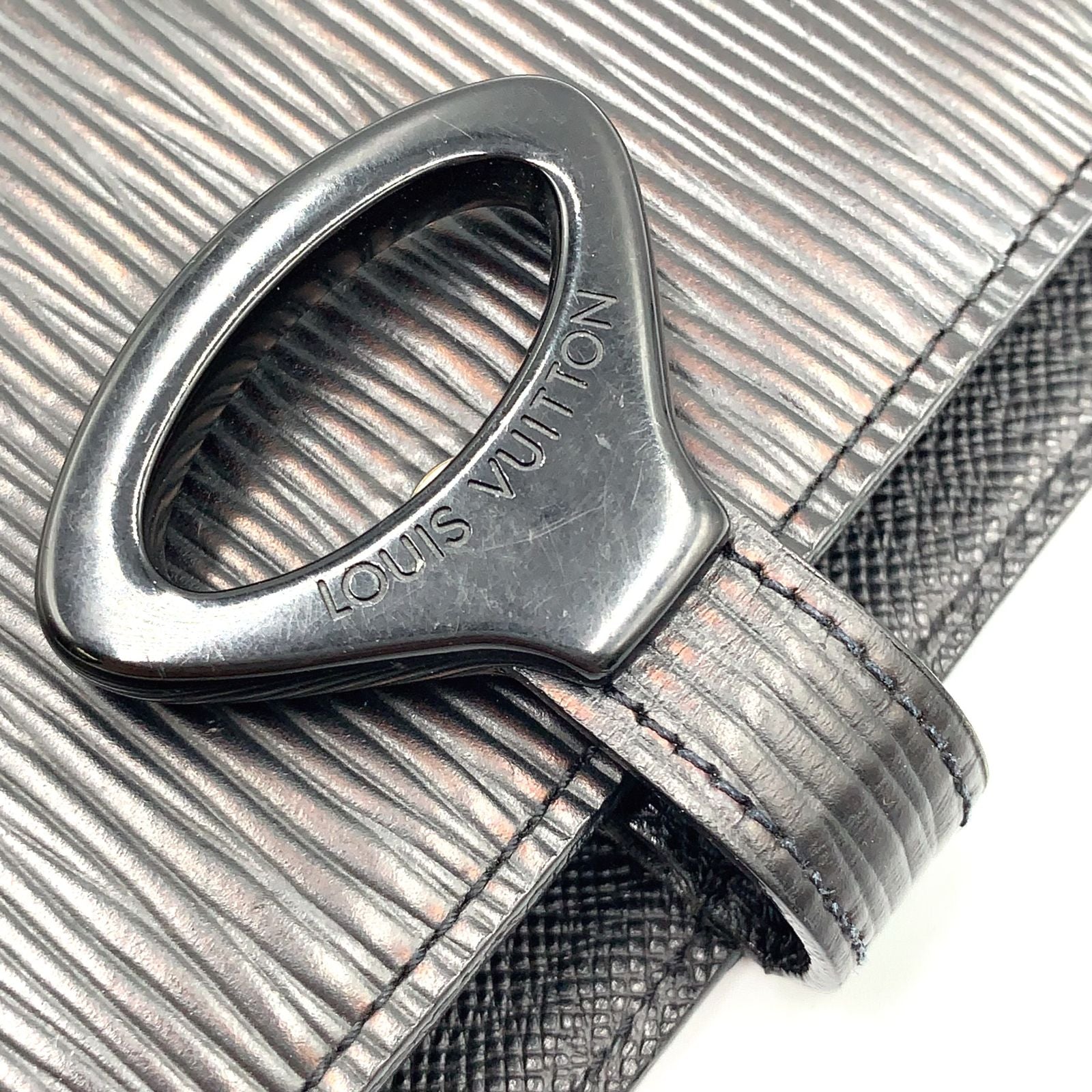 Louis Vuitton Epi Agenda PM Leather Black Notebook Cover — view 5
