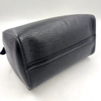 Louis Vuitton Speedy 30 Epi Noir Leather Black Handbag Gold — view 6