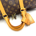 Louis Vuitton Keepall Bandouliere 50 Monogram Leather Brown Light Boston — view 8