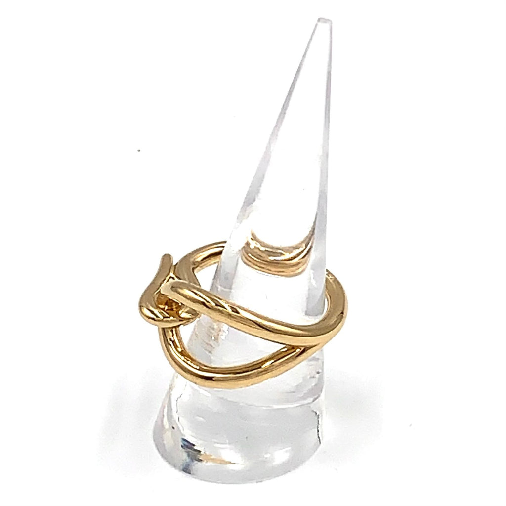 Hermes Jumbo Scarf Ring Metal Gold — view 6