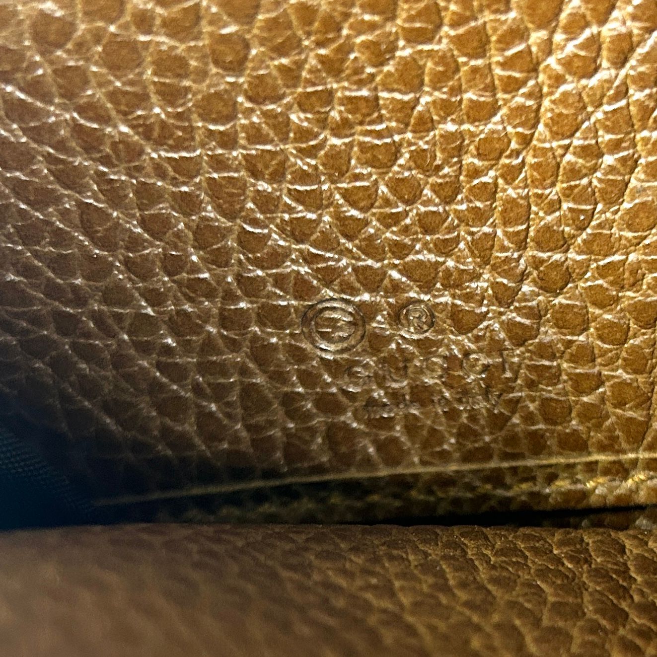 Gucci Zip Around Leather Canvas Brown Wallet Gold — view 4