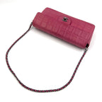 Chanel Choco Bar Lambskin Pink Chain Shoulder Bag Gold — view 5