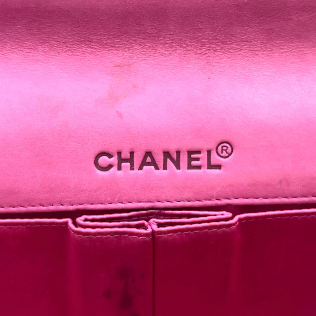 Chanel Choco Bar Lambskin Pink Chain Shoulder Bag Gold — view 4