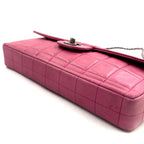 Chanel Choco Bar Lambskin Pink Chain Shoulder Bag Gold — view 9