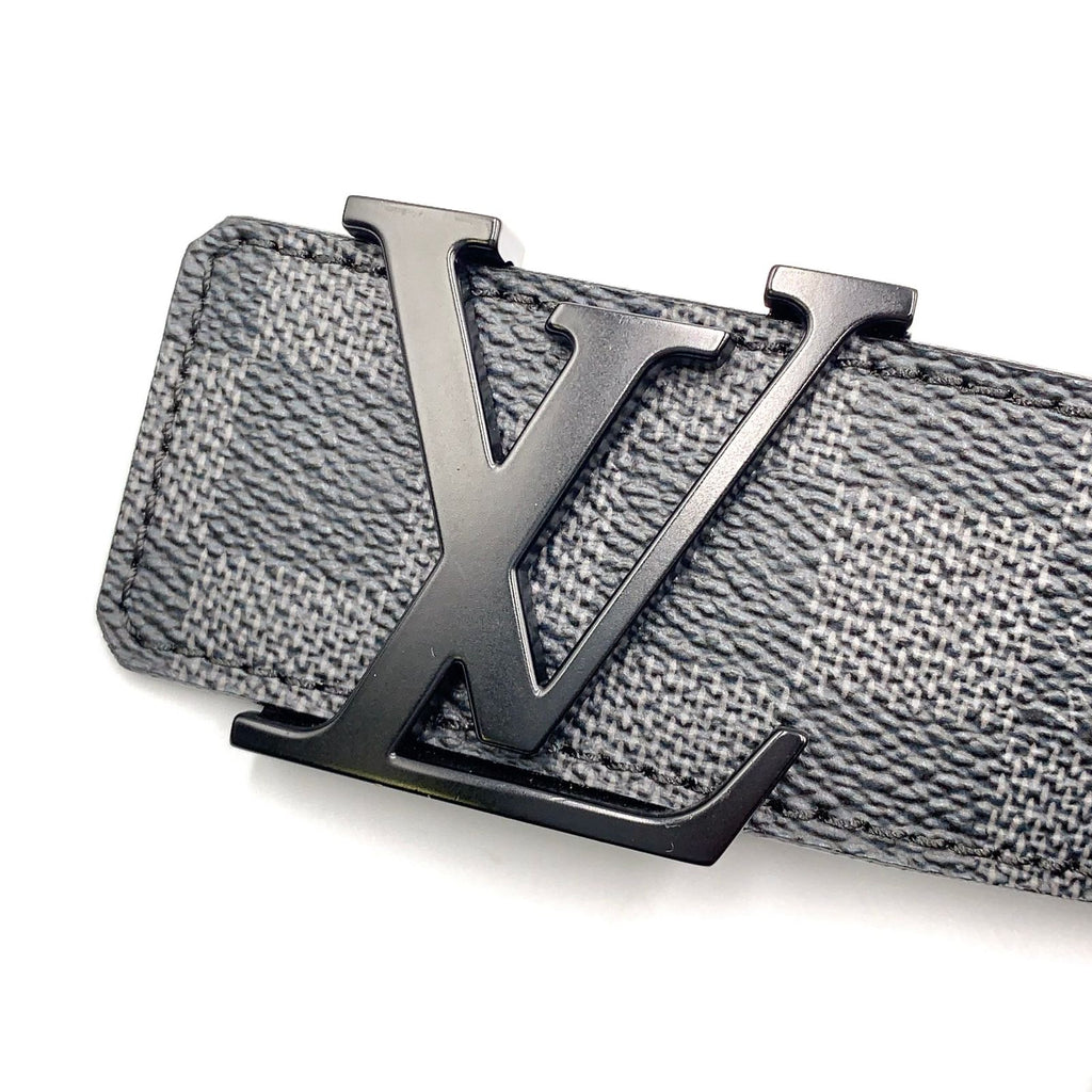 Louis Vuitton Ceinture LV Initial Leather Black Belt — view 4