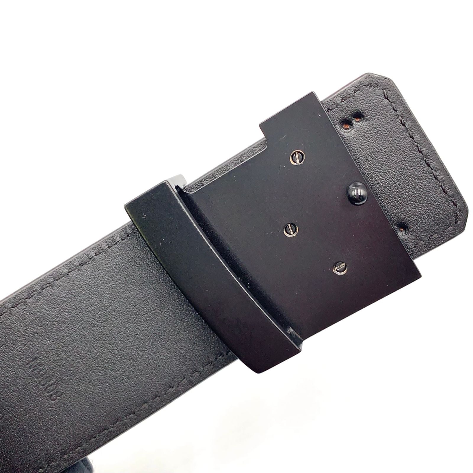 Louis Vuitton Ceinture LV Initial Leather Black Belt — view 5