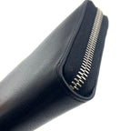 Gucci Lila Zip Around Leather Black Wallet Silver — view 9