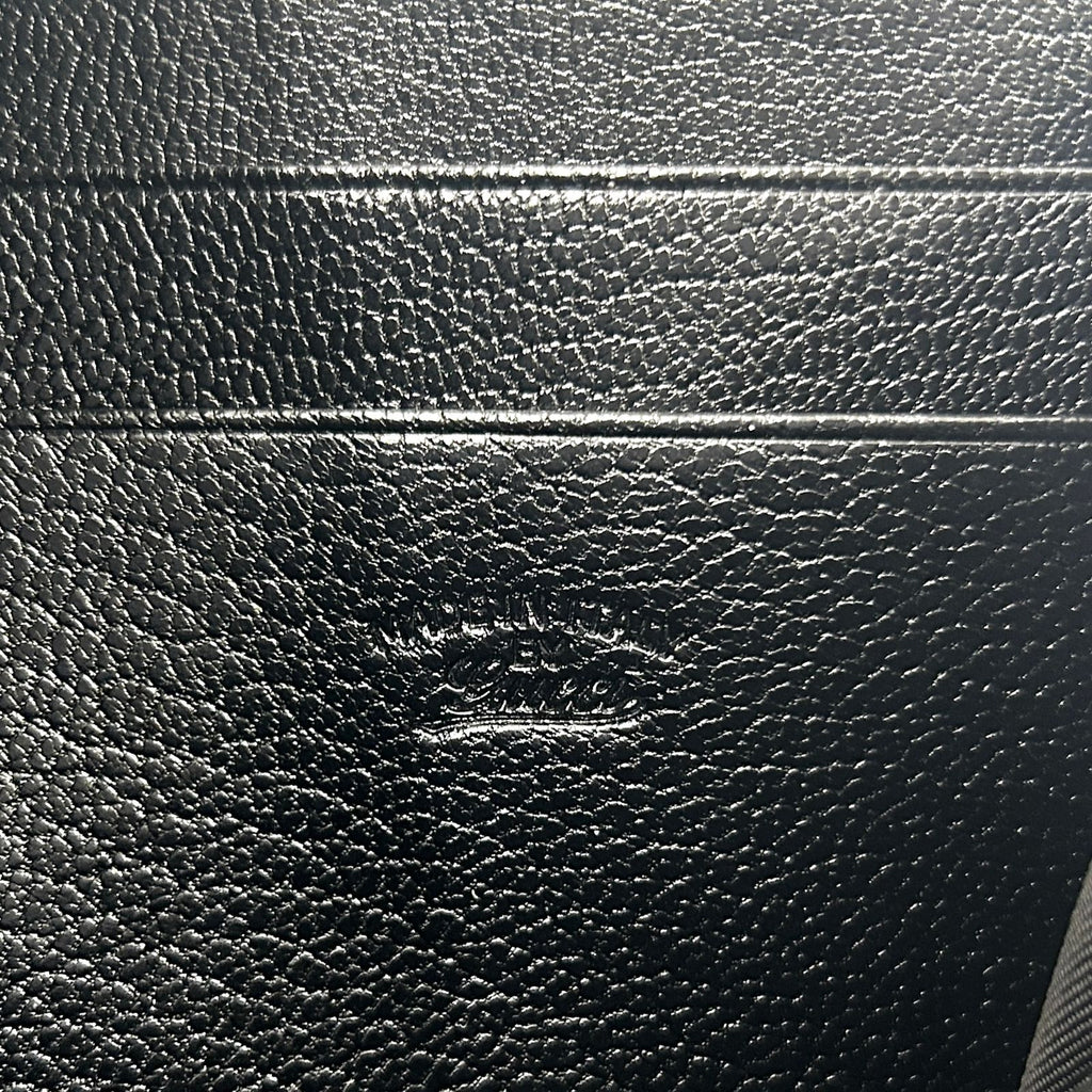 Gucci Lila Zip Around Leather Black Wallet Silver — view 4
