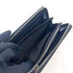 Gucci Lila Zip Around Leather Black Wallet Silver — view 5