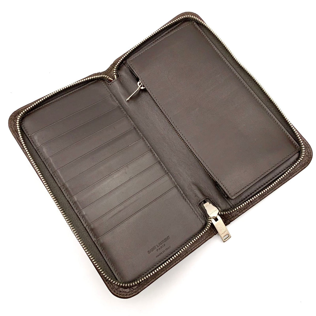 Saint Laurent Paris Croco Wallet — view 3