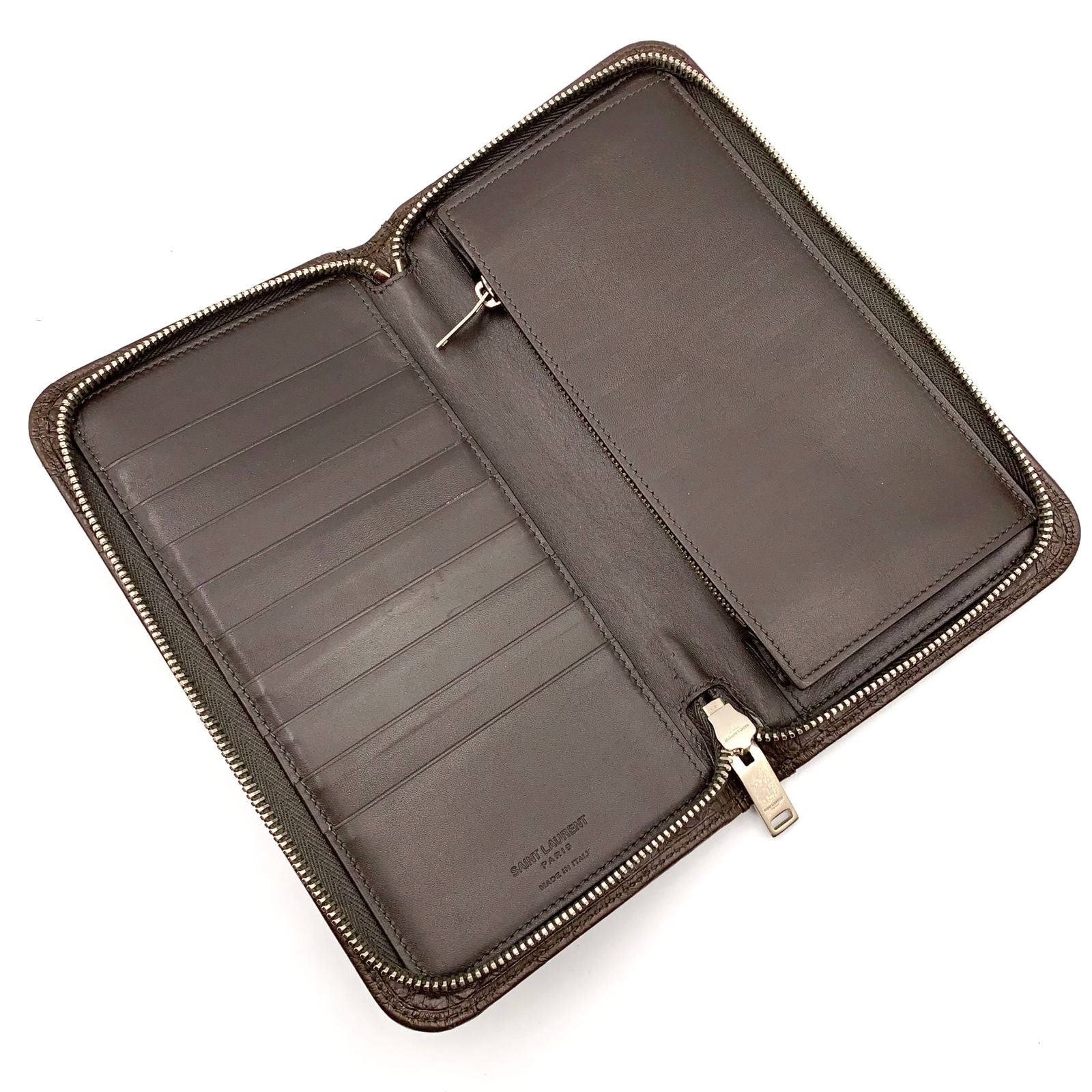Saint Laurent Paris Croco Wallet — view 3