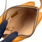 Gucci Disney Micro GG Leather Brown Shoulder Bag Gold — view 3