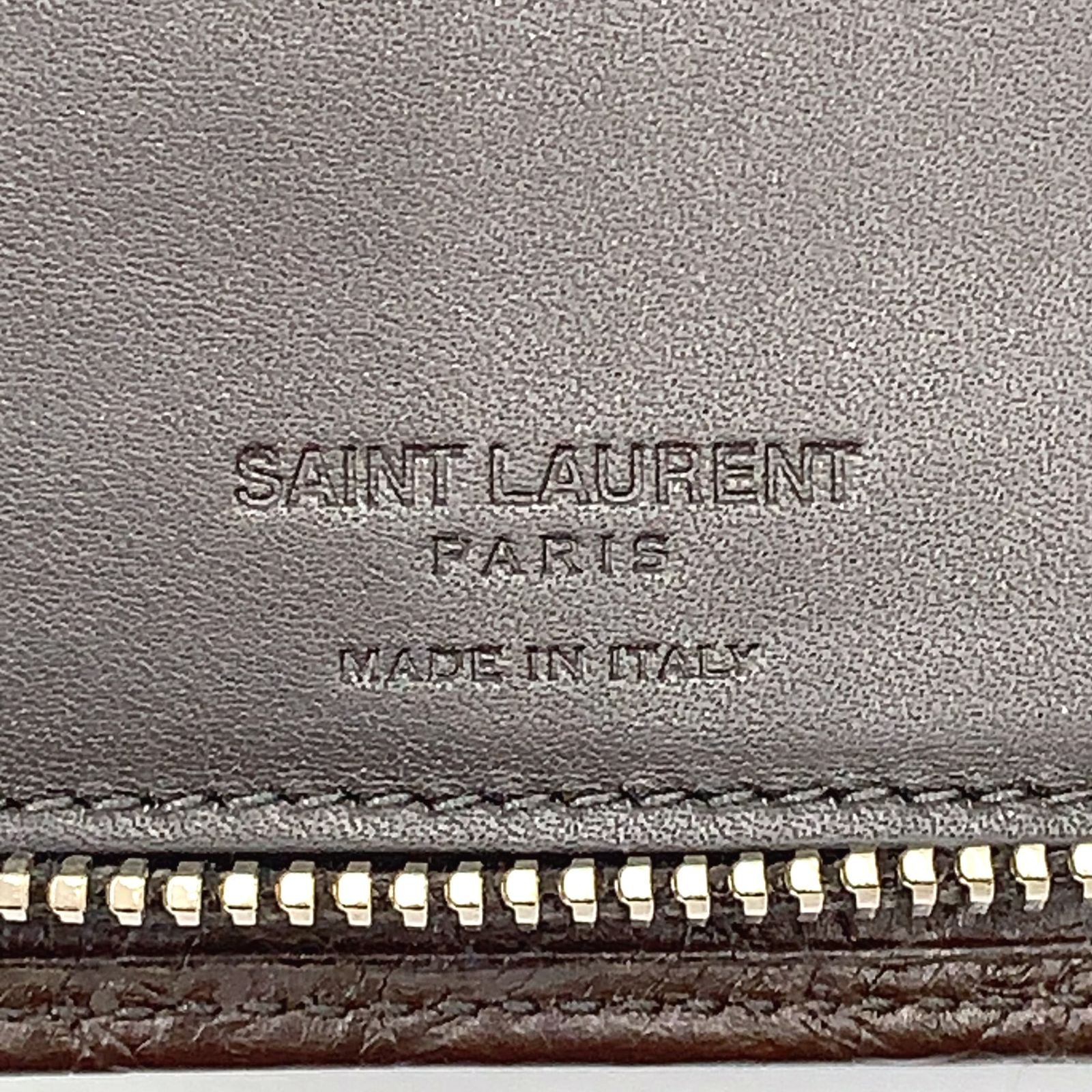 Saint Laurent Paris Croco Wallet — view 4