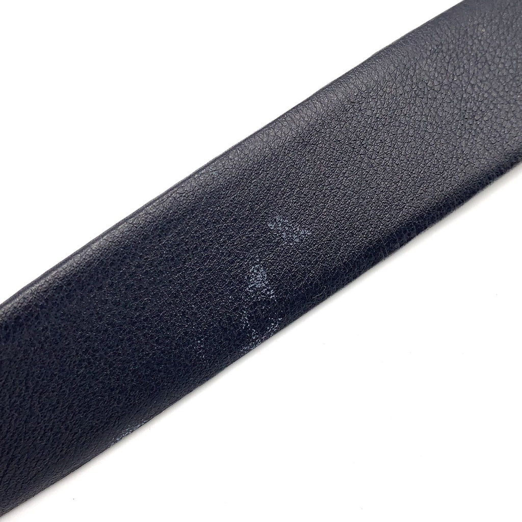 Dior Trotter Leather Canvas Navy Belt Gold — view 5